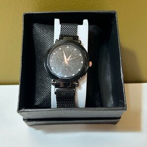 Black Glitter Watch NWOT